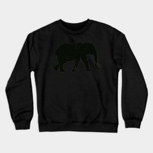 Abstract Elephant Crewneck Sweatshirt